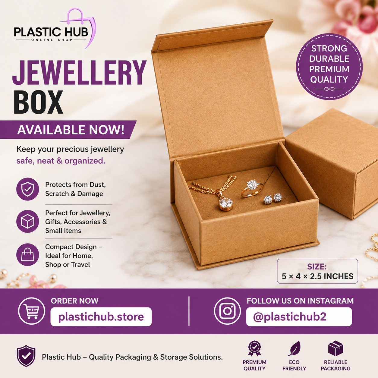 (5x4x2.5) jewellery &amp; Accessories Box